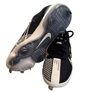 Nike Force Zoom Trout 7 Pro Navy Blue White Cleats Spikes CQ7224-403 Mens 8.5